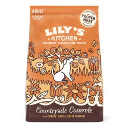 Lily's Kitchen Countryside Casserole with Chicken, Duck & Sweet Potatoes Adult Dry Dog Food