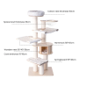 Regalia Belmonte Cat Tree - 75X56X189CM