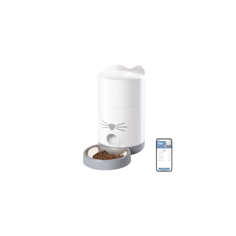 Catit Pixi Smart Dry Food Feeder 19.1 x 19.1 x 34.2 cm