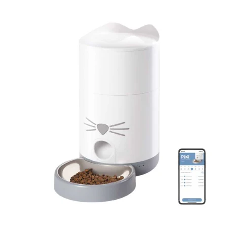 Catit Pixi Smart Dry Food Feeder 19.1 x 19.1 x 34.2 cm