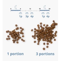 Catit Pixi Smart Dry Food Feeder 19.1 x 19.1 x 34.2 cm