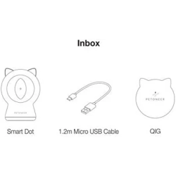 Petoneer Smart Dot Laser Cat Toy 9x9x12cm